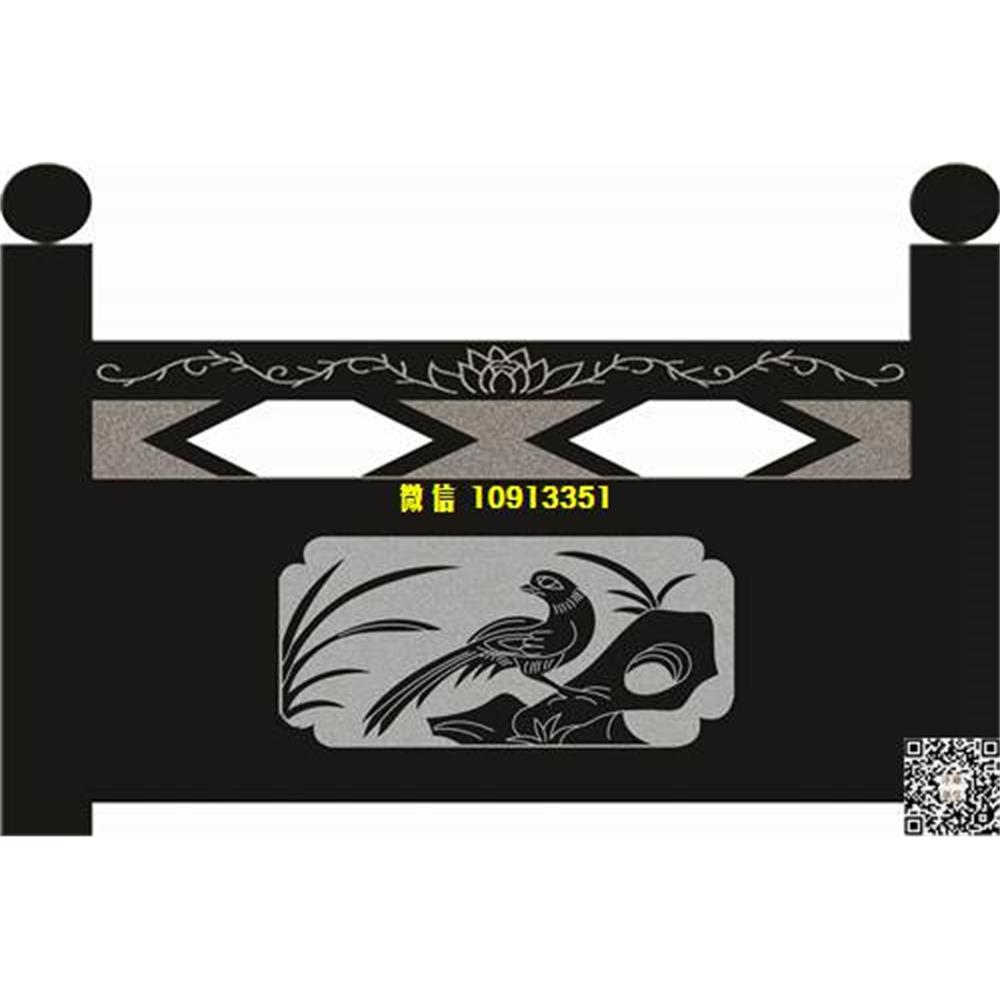 精雕图171花鸟栏板精雕图线雕图线条图单线铣底图_电脑雕刻plt文泰矢量图精雕图浮雕图